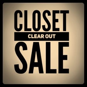 Closet Clear Out!!!!!!
